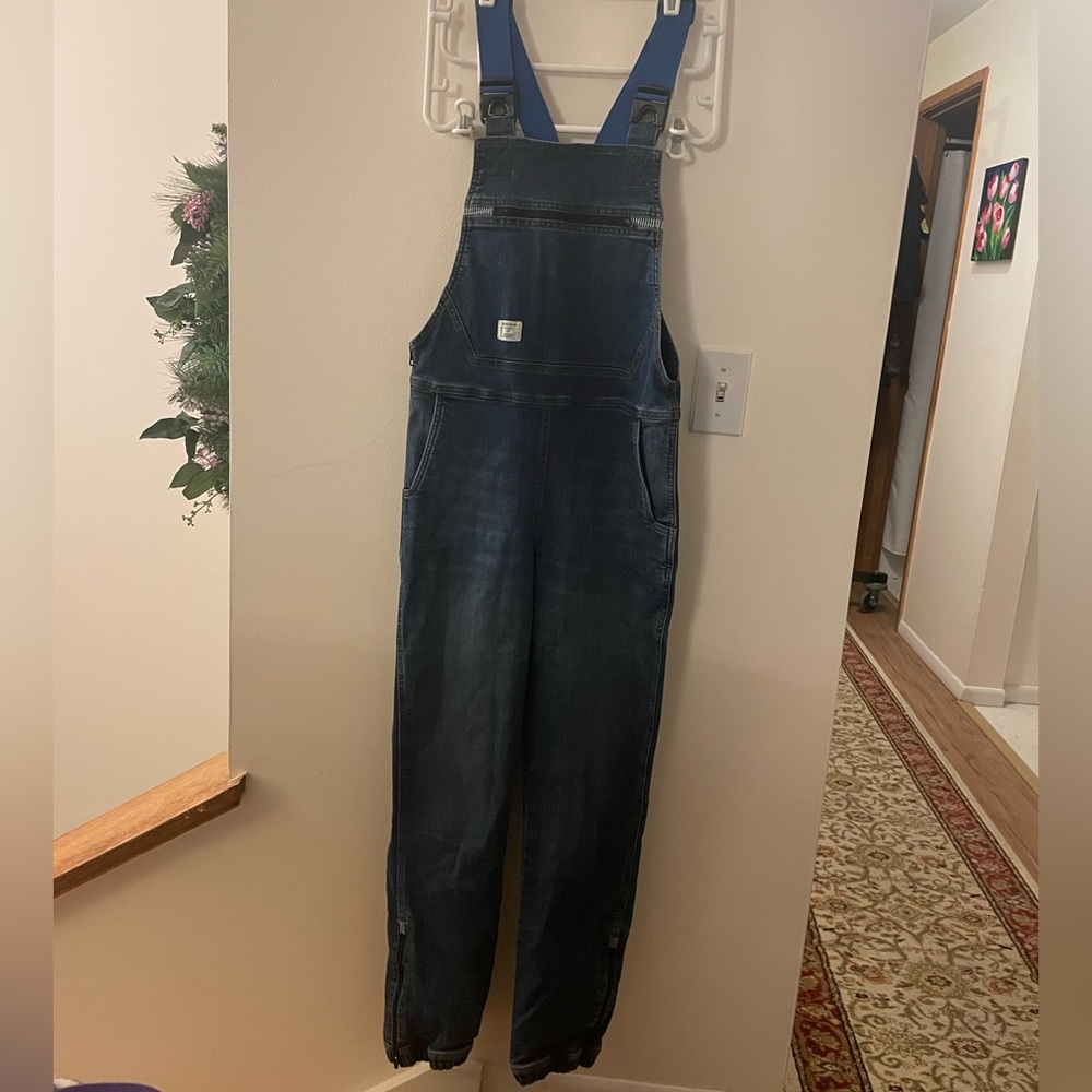 Ripton overalls blue denim fits like a large